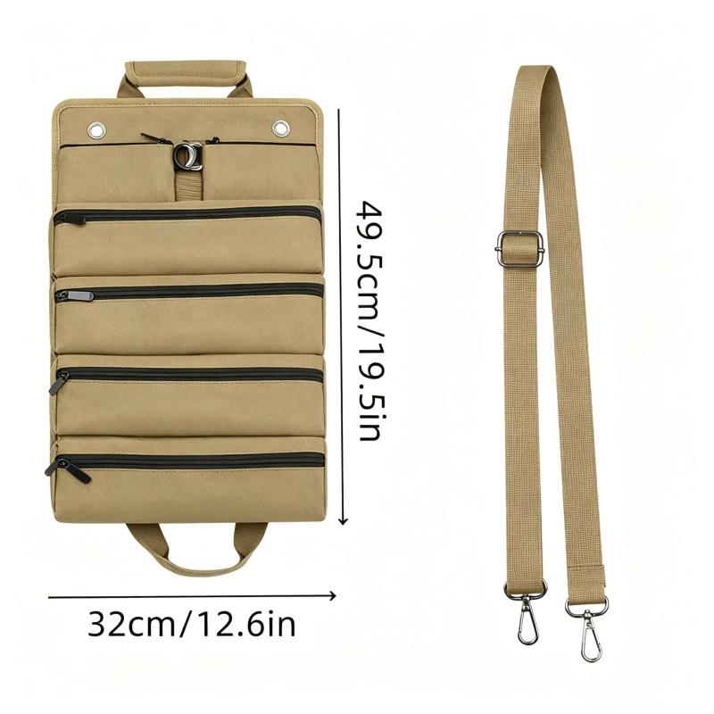 Tool Roll Bag Organizers Electrician Kit Roll-type Easy Carry Storage Hanging Bag Vehicle-mounted Multifunctional Hardware Gift