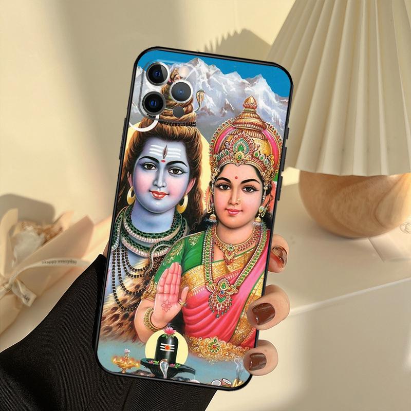 

Lord Shiva Hindu God Case For iPhone 11 12 13 14 15 16 Pro Max Cover For iPhone 13 12 Mini XR X XS Max Plus iPhone 16 Plus
