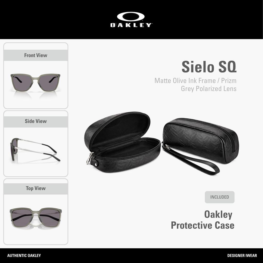 Oakley Sunglasses 0OO9480 SIELO 94801057 SQ Matte Olive Ink Prizm Grey Polar [Oakley]