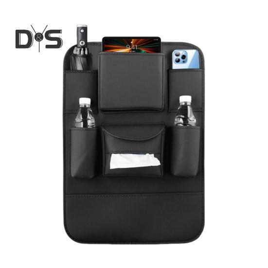 

Органайзер для спинки сиденья автомобиля с 7 карманами, сумка для хранения на спинке сиденья автомобиля, подвесная сумка, водонепроницаемый органайзер для заднего сиденья автомобиля чёрный