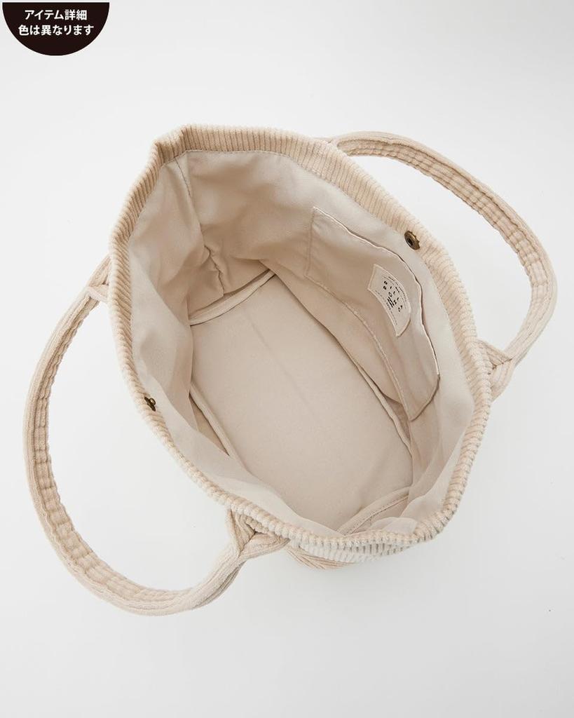 CORDUROY MINI TOTE BAG