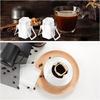 YJRUNFU Coffee Paper Drip Filter Bags 200-Pack Single Hanging Ear Portable Pour Over 9 x 7.5 cm Disposable Food-Grade Non-Woven Bag