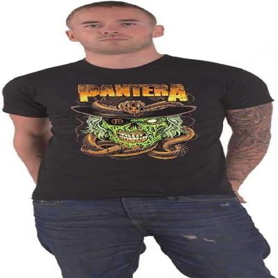 Pantera T Shirt Snake and Skull Band Logo Official Unisex Black