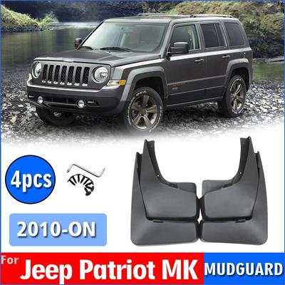 Garde-boue avant et arrière 4 pièces pour Jeep Patriot MK Garde-boue Garde-boue Garde-boue Garde-boue Accessoires de voiture 2010-