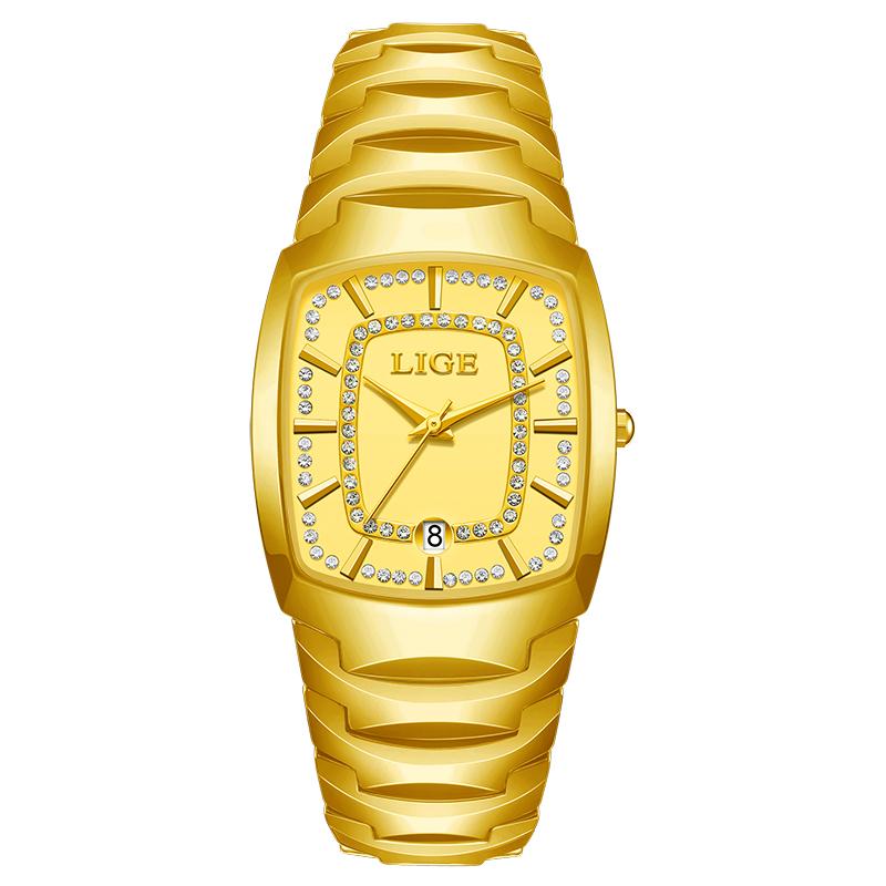 LIGE TOP Elegant Women's Watch Waterproof Fashion Ladies Clock Creative Ceramic Strap Watch for Women Gift Relogio Feminino