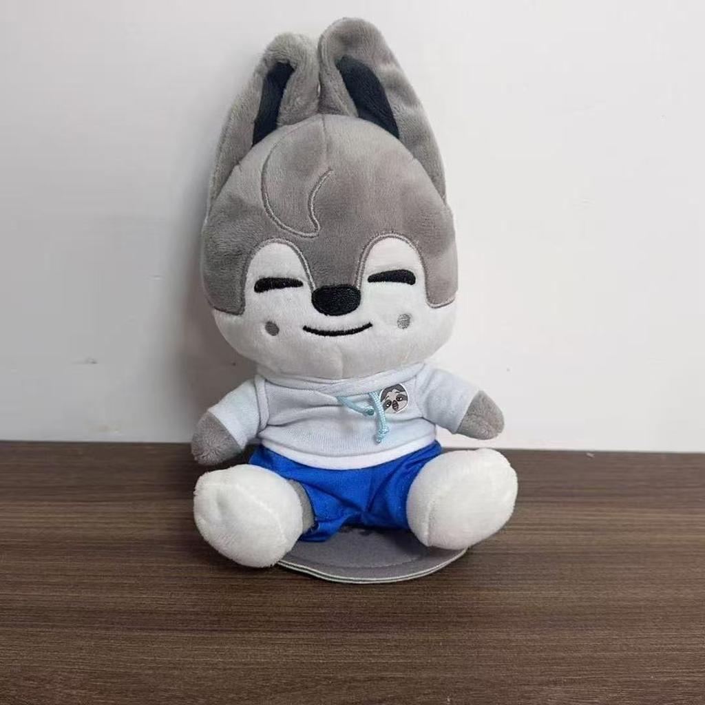 New K-Pop Stray Kids Cartoon Plush Toy Skzoo Plush Doll Sitting Bangchan Felix Plush Doll Surrounding Birthday Gifts