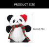 Christmas Tree Ornament Hanging Decors Comfortable Phone Chains Decoration Christmas Panda Keychain Key Rings for Bags