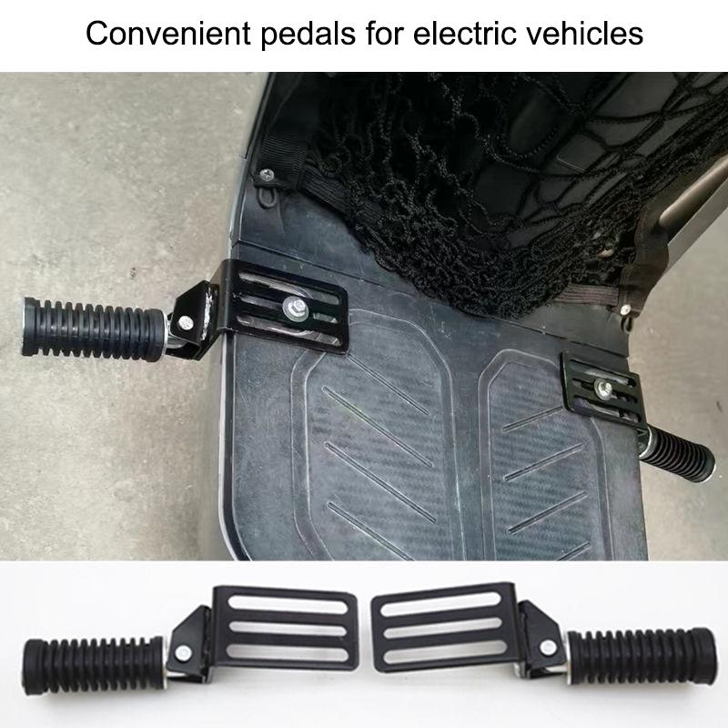 Faltbare Universelle Motorrad-Fußrasten 1 Paar Beifahrerfuß Anti-Rutsch Hängender Tritt Aluminiumlegierung Original-Bodenplatten-Teile