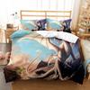 Cartoon Dragon King Queen Duvet Cover Kids Boys Animal Bedding Set Lovely Magical Creature Quilt Cover Polyester Comforter Cover