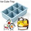 2 pcs Leak Proof Ice Cube Maker Silicone Chocolate Candy Mold Ice Cube Tray  Cocktails Making