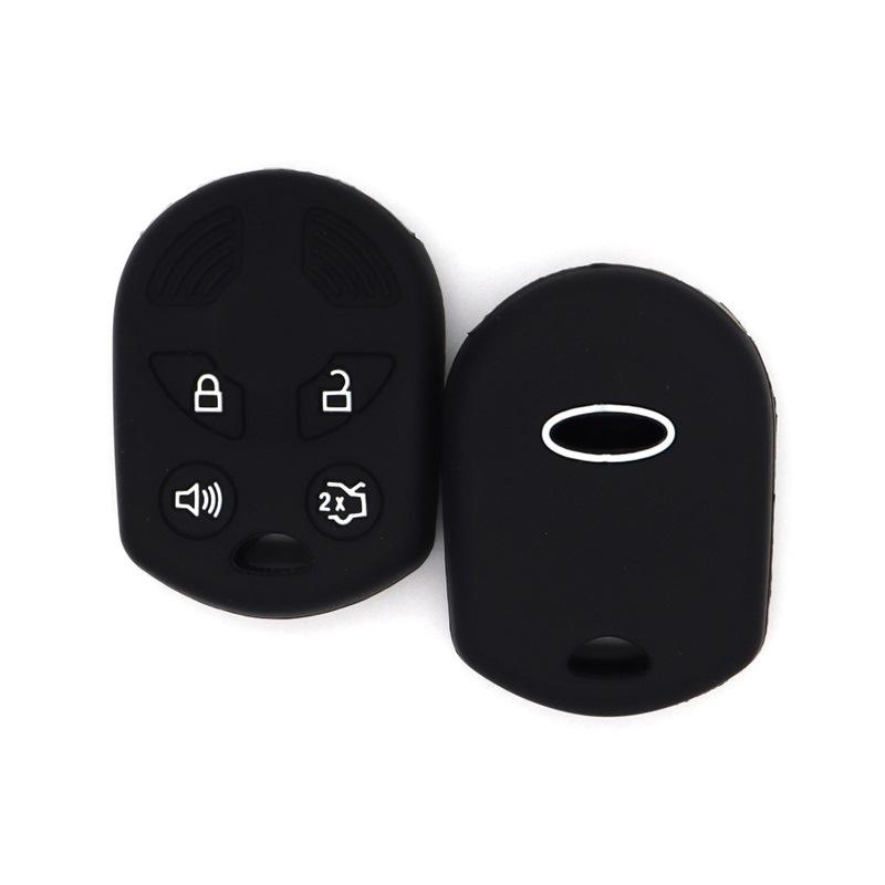 

Silicone key cover is suitable for Ford F-150 Raptor Page Ruijie Explorer Conqueror anti-fall car cover чёрный