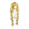 47" Vibrant Yellow Double Ponytail Cosplay Wig, Heat-Resistant Synthetic Hair for Anime Magical Girl