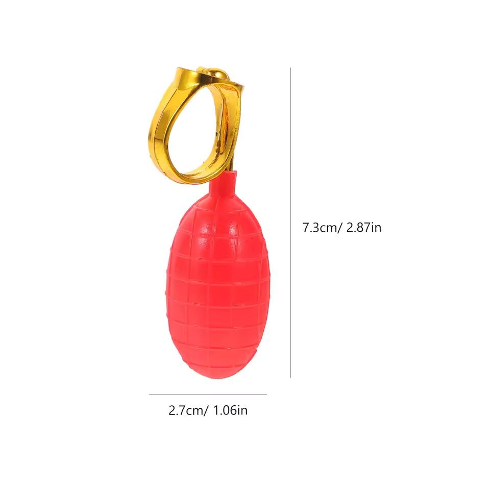 Novelty Hidden Water Spray Magic Ring Fidget Toy Summer Prank Game Prop Portable Outdoor Holiday Party Decor Accessory Gift