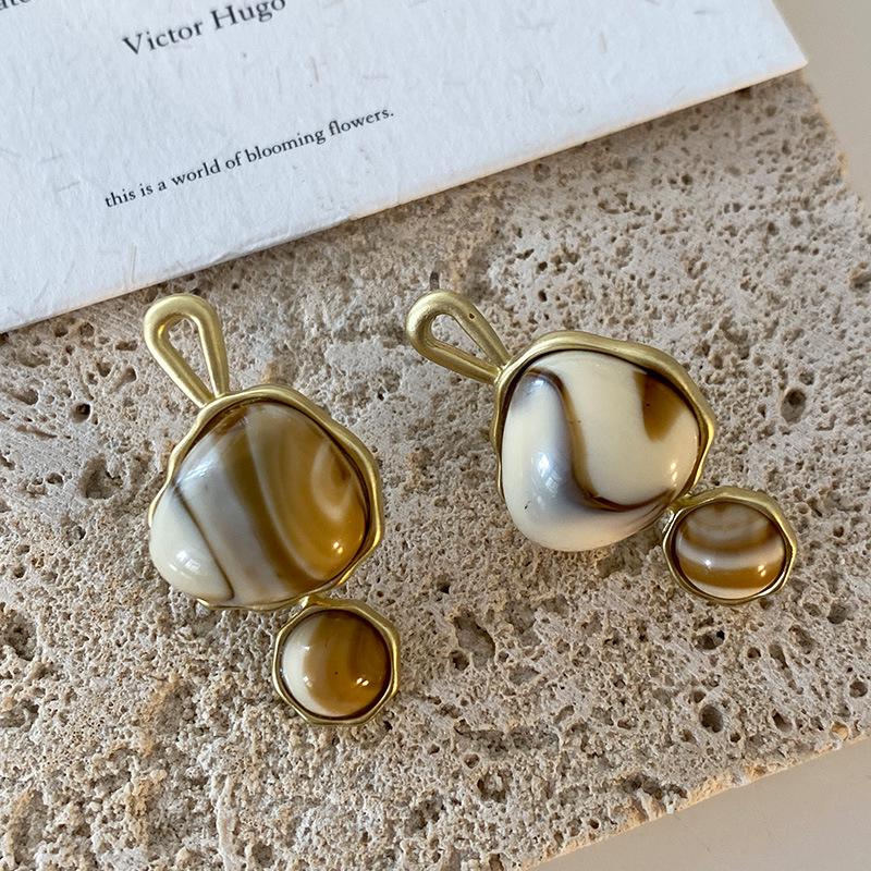 Geometric Oval Bohemian Vintage Drop Earrings