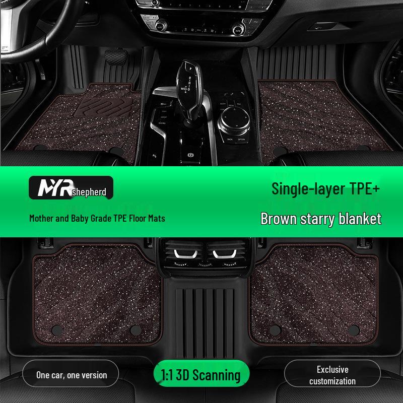 Full Coverage TPE Car Floor Mats for Volkswagen Sagitar, Lavida, Bora, Magotan, ID, Passat, Tayron, Tiguan L