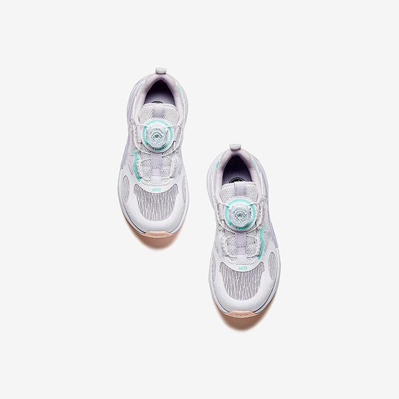 Anta Kids Butterfly Wing Trendy Fashion Comfortable Versatile Lightweight Big Mesh Button Sports Wear-Resistant Low-Top Casual Shoes 322529923