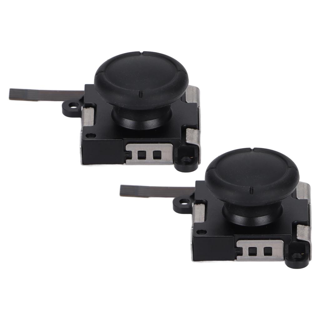 2pcs Analog Joystick 3D Replacement Sensor Thumb Rocker with Cover for Switch Lite Consoles