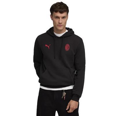 Ac Milan Essential Hoodie Fleece Black