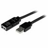 Startech-USB Cable Startech USB2AAEXT10M Black