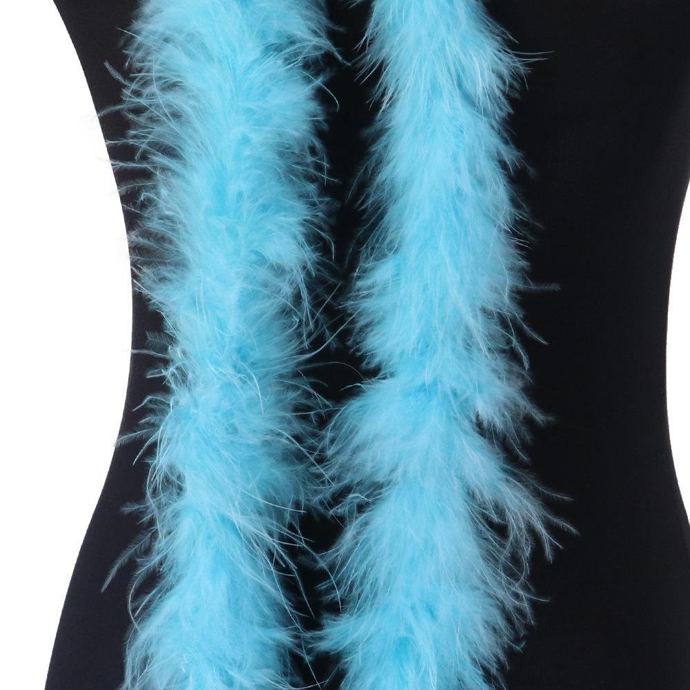11G Flat Top Clothing Accessories Diy Material Turkey Plush Strip Scarf Crafts Accessories New