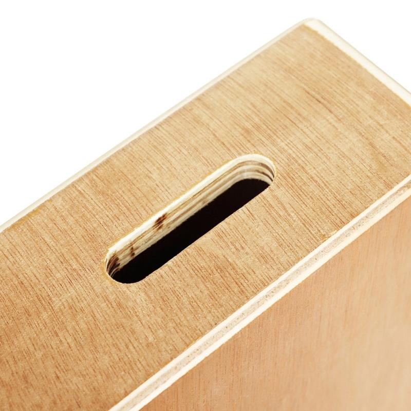 Basic Box Drum Percussion Box Flat Hand Drum Travel Cajon Box Drum with Strings