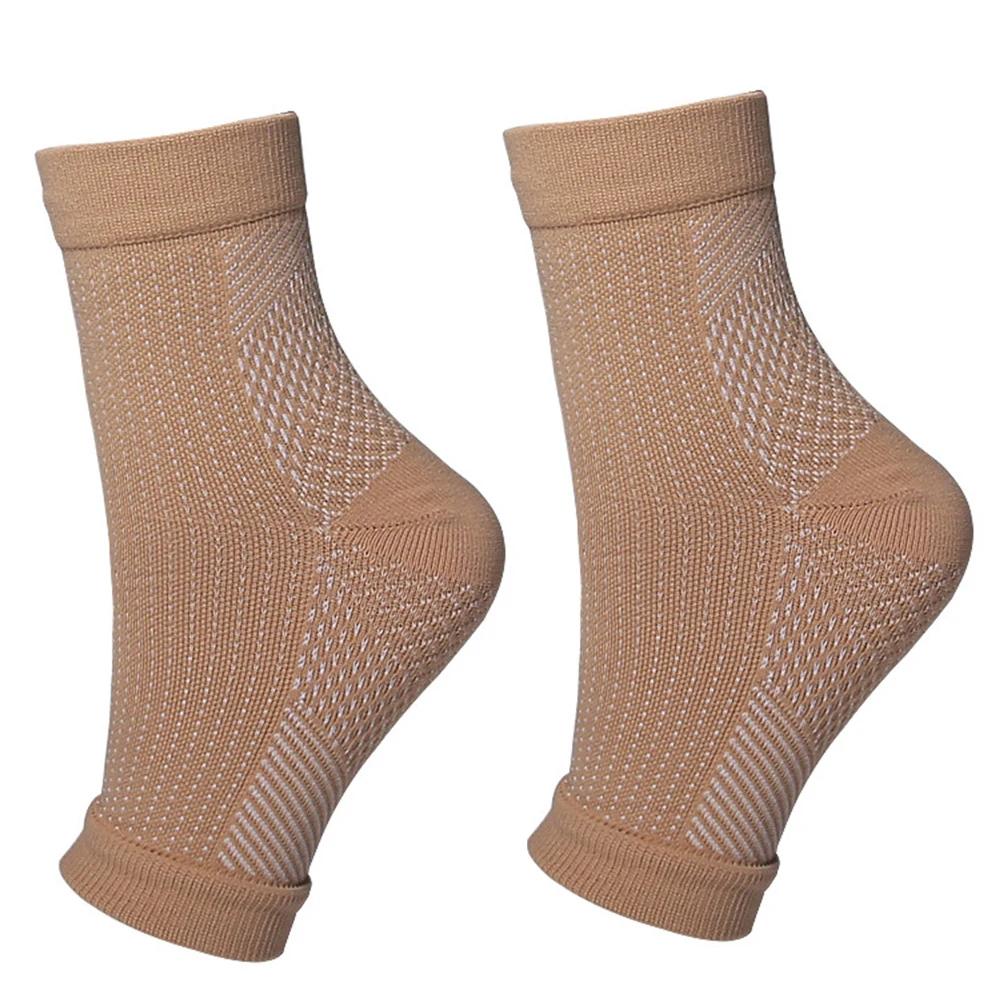 1Pair Ankle Brace Compression Support Sleeve,Medical Ankle Compression Socks for Plantar Fasciitis,Ankle Swelling,Arch Support