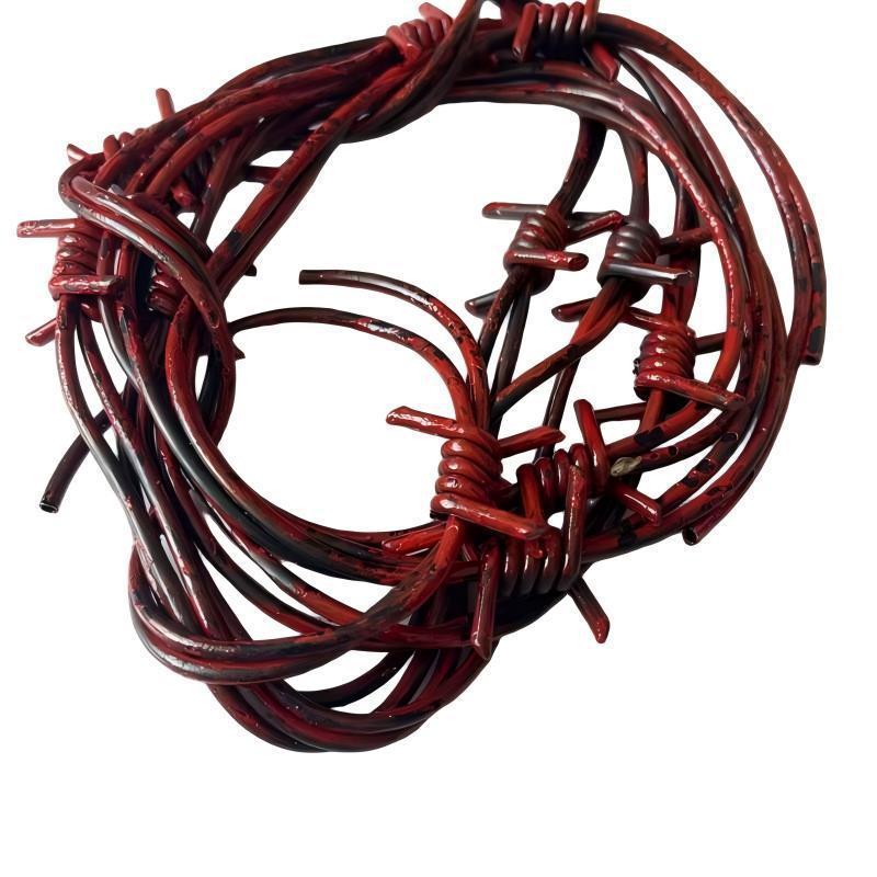 Hot Sale Simulation Fake Barbed Wire Halloween Prop Spooky Fence Decoration For Haunted House Party Scene Decor Supplies