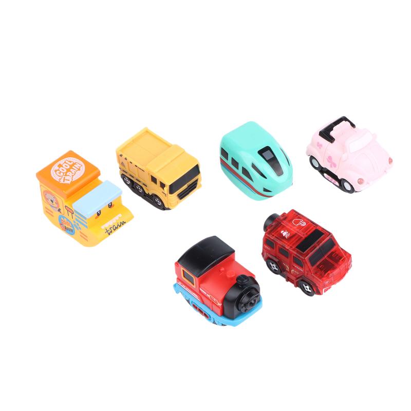 Versatile Magnetic Track Car Magnetic Sheet Children Diy Puzzle Track Rail Toy Electric Magical Magnetic Block Anti Gravity Toy
