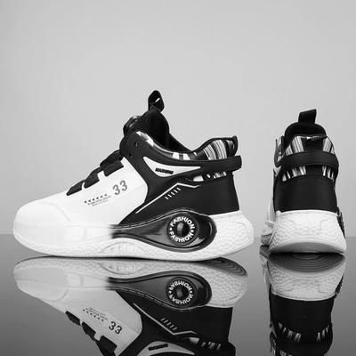 2025 MENS SHOES Mens Sneakers with Rotating Buckle Comfy Non Slip Lace Up Durable Shoes for Mens Outdoor Activities