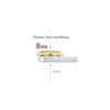 PINDOWS Women's Slim Minimalist Quartz Analog Watch Black Leather Strap Gold Tone Case Elegant Everyday Timepiece