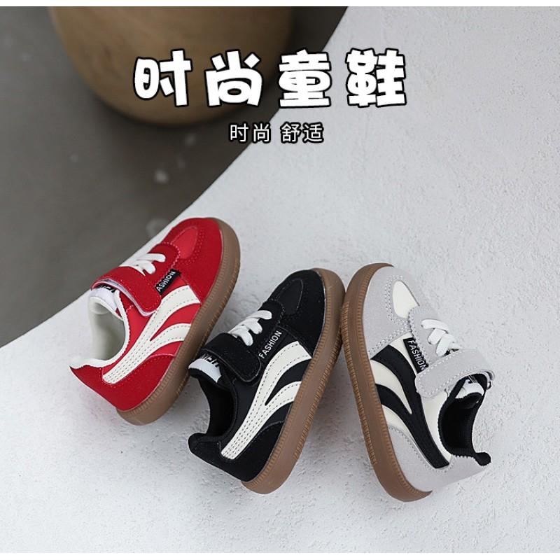 Toddler Kids Slip Resistant Casual Sneakers Boys Girls Low Top Soft Sole Rubber Shoes
