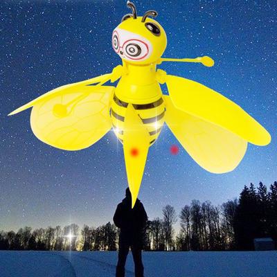 Sue-Supply Little Bee Drone Gesture-Sensing Aircraft,Sospeso Bambini Giocattoli a induzione Controllato A Infrarossi Telecomando Volante Giocattoli Drones Con Luce LED Per Bambini Giocattoli Piacevoli