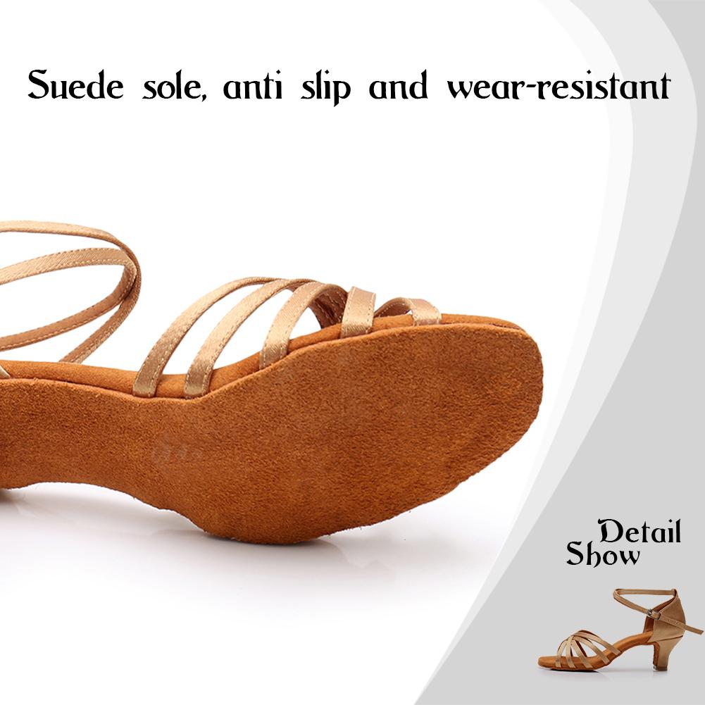 Frauen Ballsaal Latein Tango Tanzschuhe Salsa High Heels 5CM