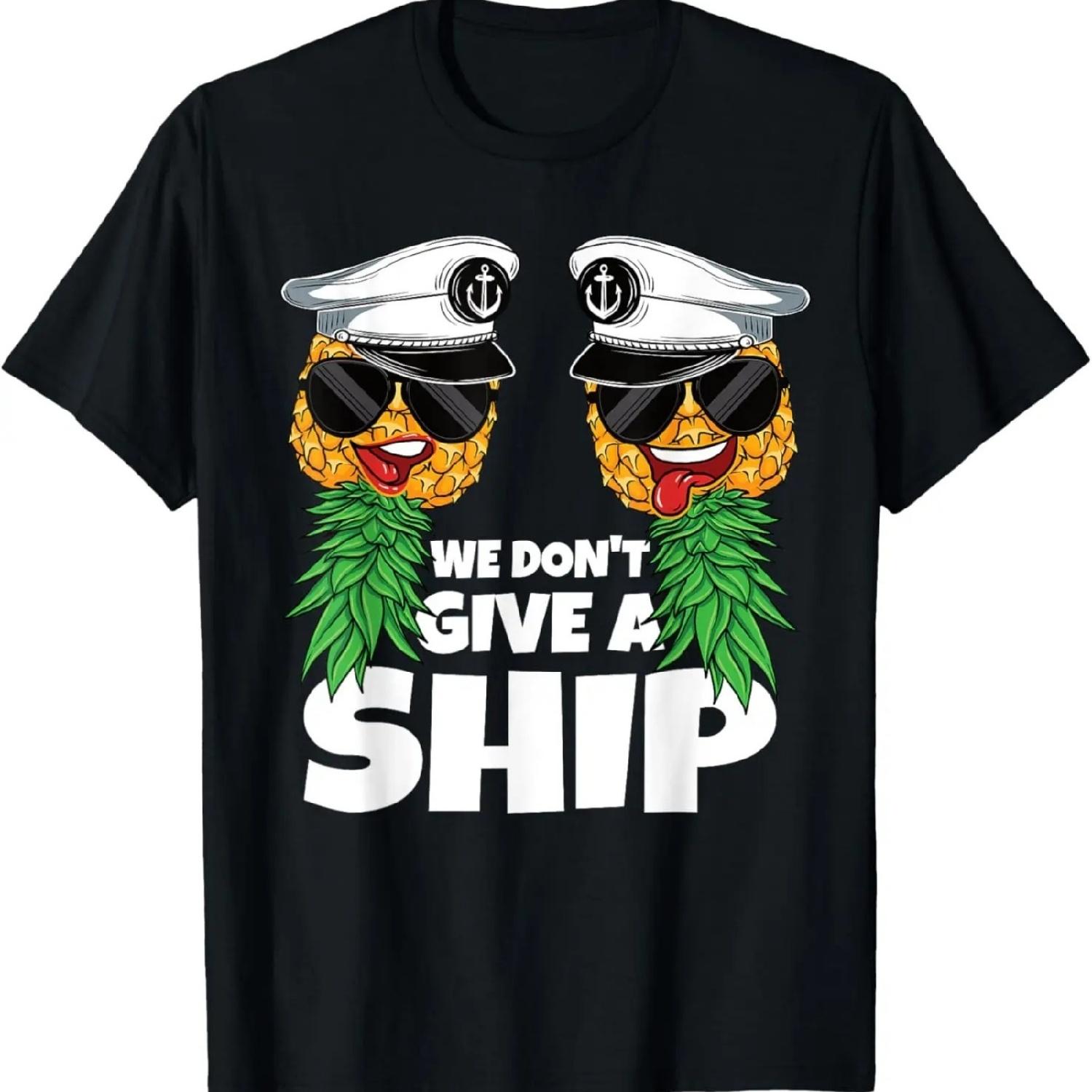 We Don t Give A Ship Cruise Upside Down Pineapple Swinger XXXXXL разноцветный