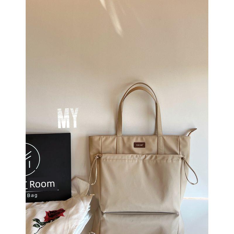 

Women s Bag Niche Style Double-Layer Portable Shoulder Commuter Bag Khakis