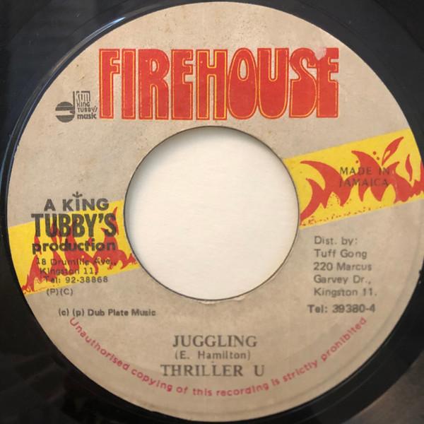 

7inch Record THRILLER U - Juggling none Firehouse 1986 Jamaica Reggae, Ska & Dub Used