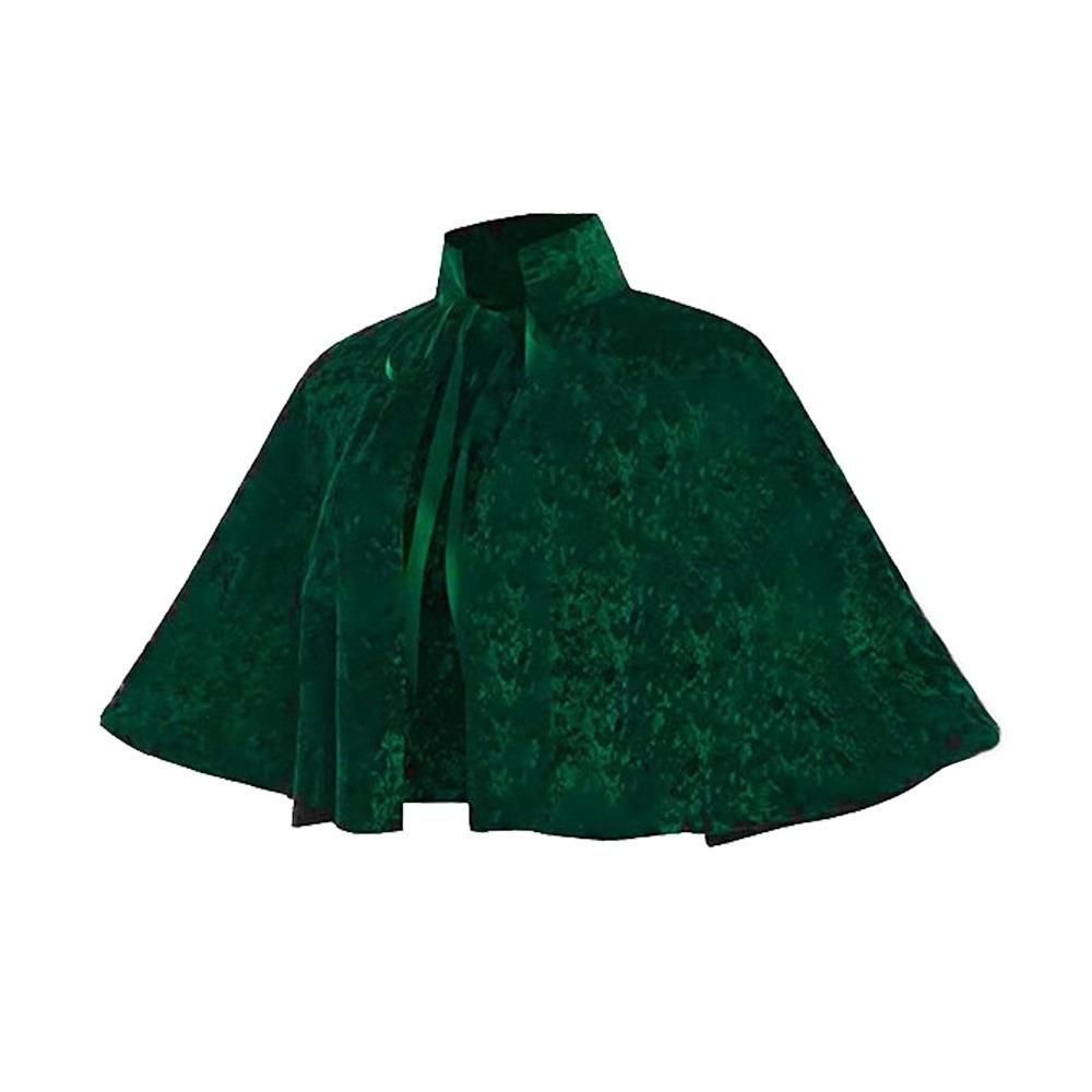 Victorian Cosplay Velvet Cape Vintage Steampunk Shawl New Women's Shawl Coat Halloween Party