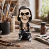 Scultura Scheletro Guerriero di Halloween Yousheng, Statuetta Soldato in Resina, Decorazione per la Casa, Modello Artigliere Ornamenti per Scrivania Stanza dei Giochi Ufficio