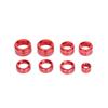 Aluminum Alloy Car Interior Trim For Jeep Grand Commander 2006- 2010 Air Conditioning Switch Knob Decoration Ring Cover