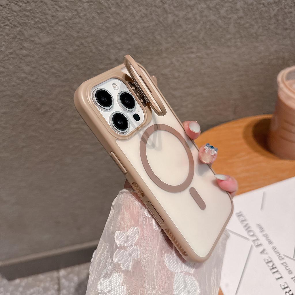 Applicable To IPhone 16 Phone Case Cooling Magnetic Suction Apple 15 ProMax Lens Bracket Protection Case