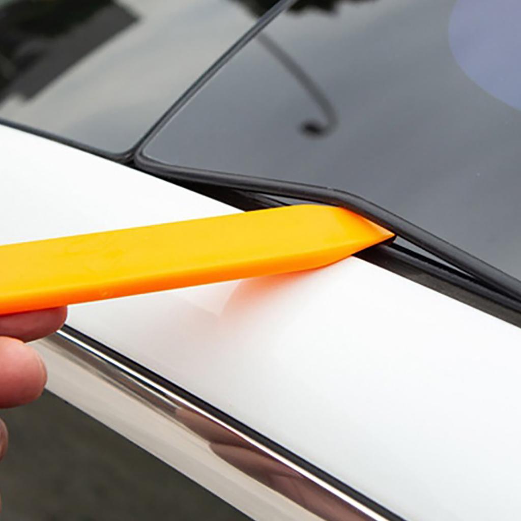 Dachdichtungsset Geräuschreduzierung Wetterfestigkeit Gummistreifen Gummi Schiebedachdichtung Einfache Installation für Model 3 Y