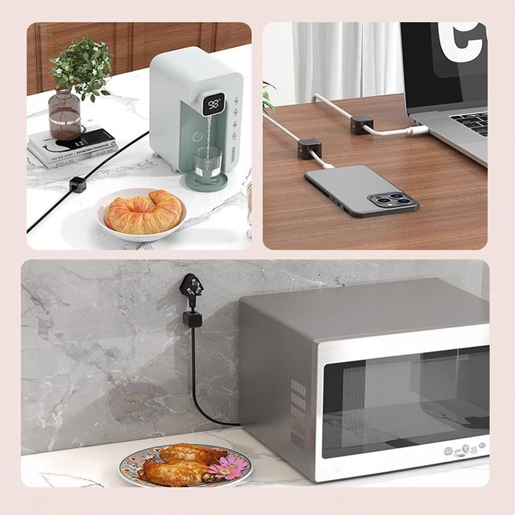 Refoiner Magnetic Cable Holders, Cable Organizers, Cable Clips for Desks, Cable Storage, Hiding Cables, USB Cables, Type-C Cables, Mouse Cables,