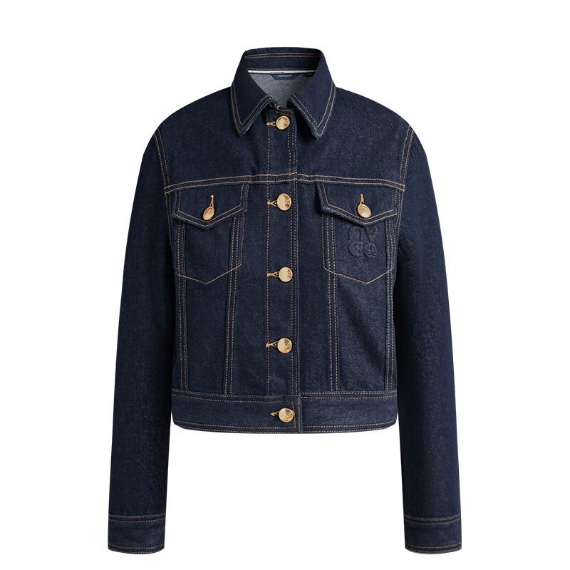 Navigare Women's Casual Long Sleeve Denim Jacket