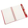 Notebook Portable Simple Double Coil Leather Notebook Student Notepad with Insert Pen Business Office Stationery
