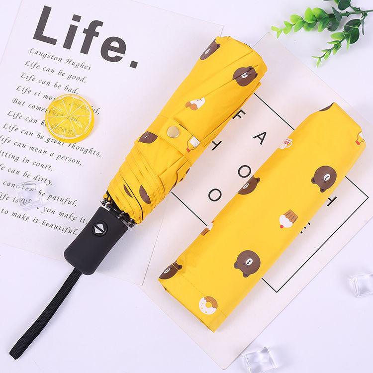 ins automatic folding feather umbrella women's vinyl sunscreen UV protection sun umbrella sun umbrella custom wholesale
