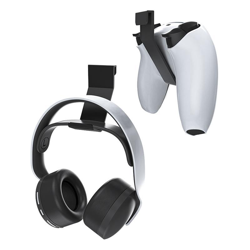 2Pcs Sturdy Headphone Stand Game Controller Holder Easy Install Hook Hanger Space Save For Game Console Accessories