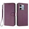 Wallet Case for 600 Lite 5G - Leather/PU, Purple, With Lanyard