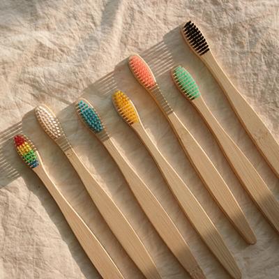 NPE Color Bamboo Toothbrush Season 2 [Biodegradable Wooden Bamboo Toothbrush]