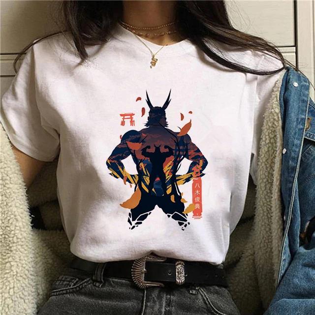 Manga Cute My Hero Academia Anime T Shirt Women Boku No Hero Academia T-shirt Bakugou Himiko Toga Tees Anime Deku Tshirt