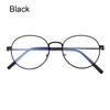 Fashion Women Anti-Blue Light Glasses Men Classic Metal Round Oversized Frame Eyeglasses Optical Lenses Office Computer Glasses